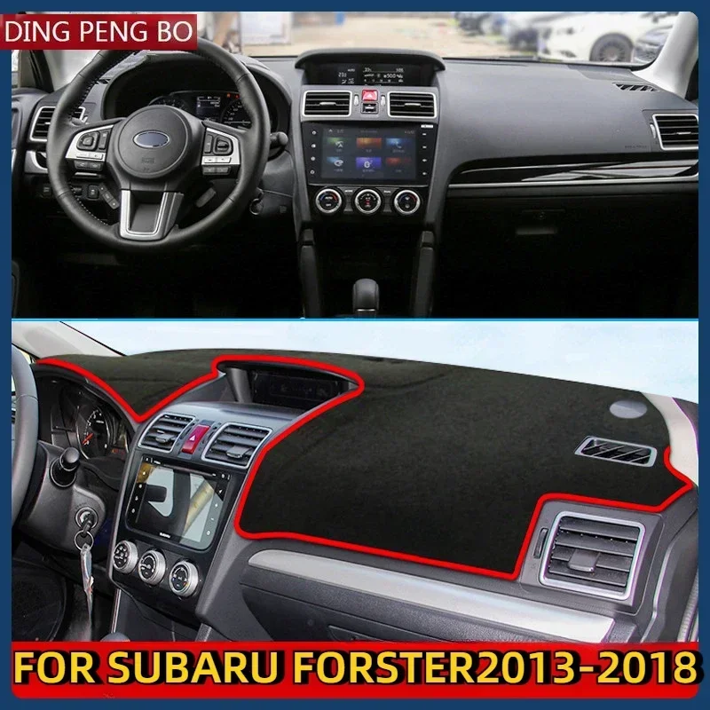 Subaru Forester 2013~ Anti-Slip Mat Dashboard Cover Carpet Sunshade Dashmat Accessories SG SH SJ SK 2014 2015