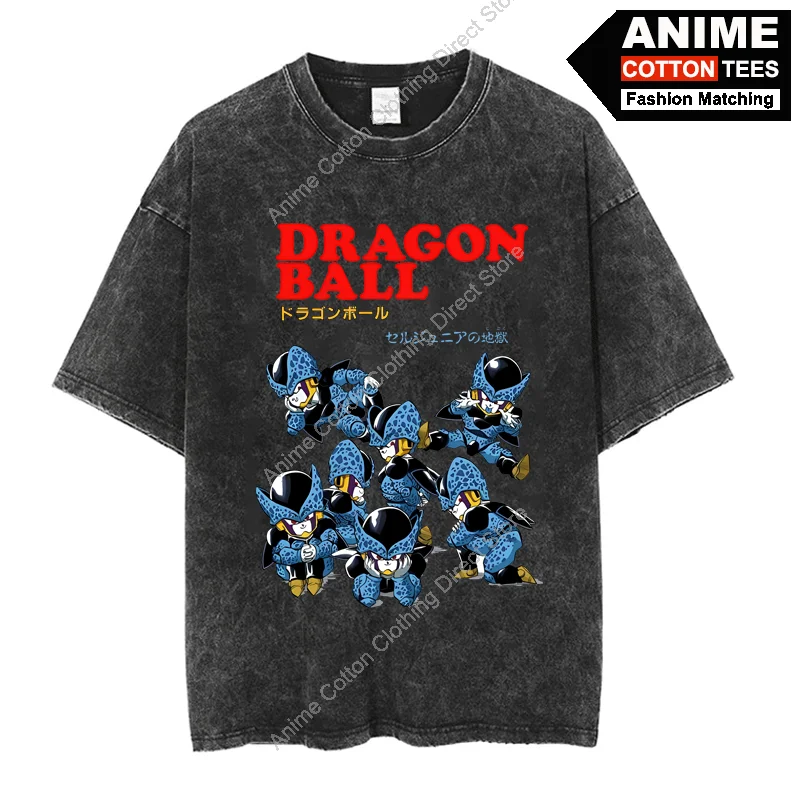 

Dragon Ball Boss Cell T-shirt Classic Cartoon Anime Print T Shirt Y2k Harajuku Hip Hop Casual Unisex Oversized Loose Tees Cotton