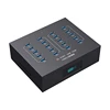 Sipolar A-223 Multi port USB 3.0 Hub 20 port charging station for phone tablet laptop with  5V 40A Power adapter 1