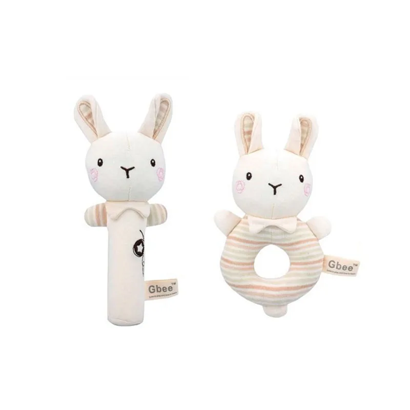 Organic Cotton Baby Rattle 3