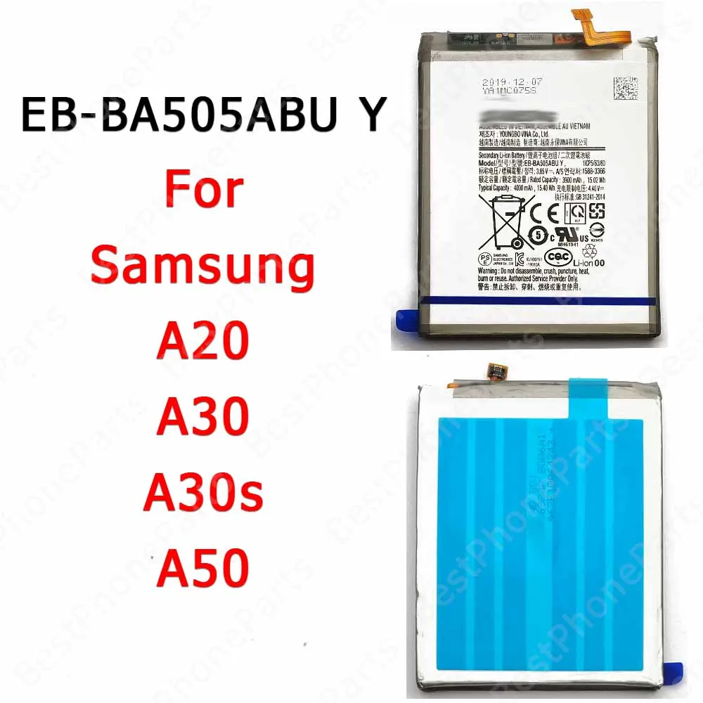 BatteryForSamsungGalaxyA30sA20A30A50OriginalReplacementLiion