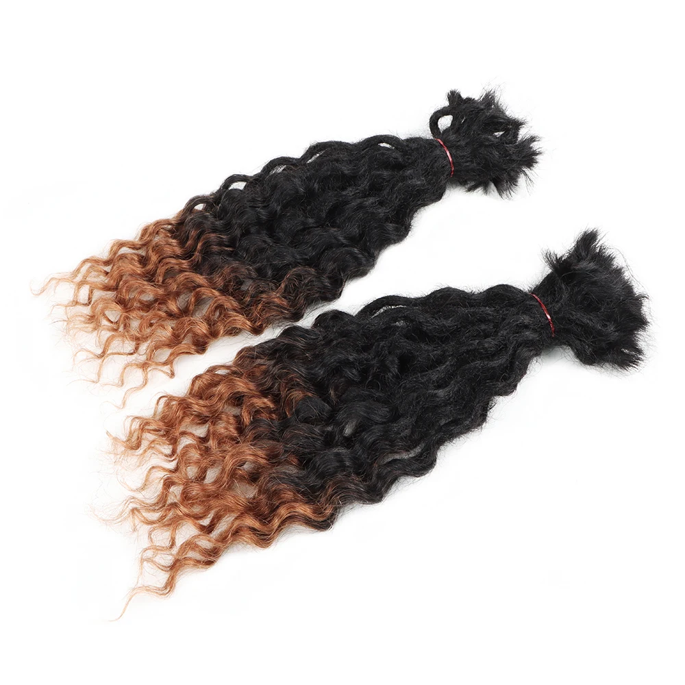 Orientfashion human hair bohemian locs extensions curly dreads handmade dreadlock body deep goodness locs extensions