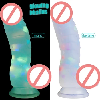 2022 Silicone Dildos For Women Adult Sex Toys Masturbate Huge Penis Consoladores Anal Dildo Suction Cup Sex Toys For Woman 6