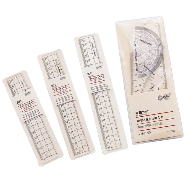 Simple Acrylic Ruler: The Perfect Stationery for Students and Artists