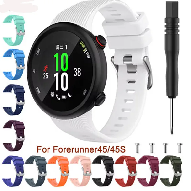 Soft Silicone Sport Strap - 18MM 20MM Wristband Replacement Bracelet, New