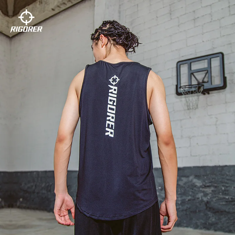 Basketball Vest Training Running Sports Fitness Quick-drying Loose Solid Color Sleeveless Top Men's Summer Waistcoat basketball jerseys men sport tees