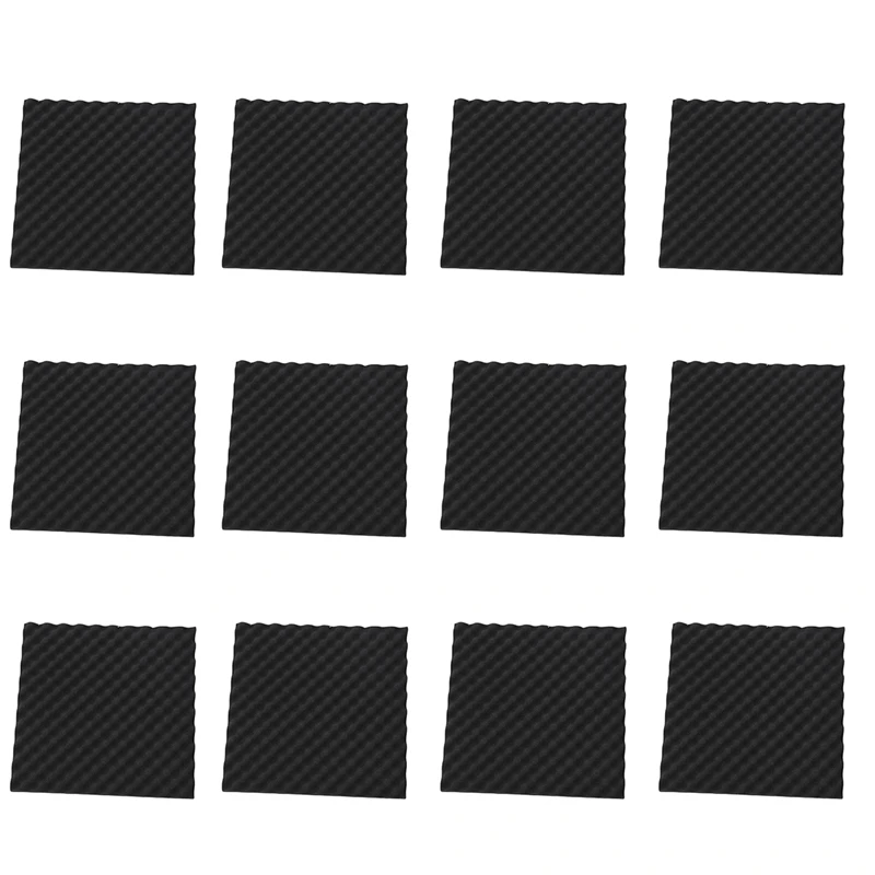 

12 шт./упаковка, акустическая пена, 1,2X20X20 дюймов