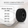 Wheel Tires Replacement for iRobot Braava Jet M6 (6110) (6012) (6112) (6113) Ultimate Wi-Fi Connected Robot Anti-Slip 4
