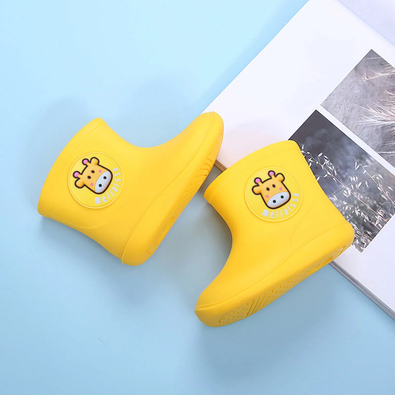 Cartoon Boots Kids Rain Boys Toddler Girls Rubber Baby Shoes 7c Boy Snow Boots baby shoes baby boots