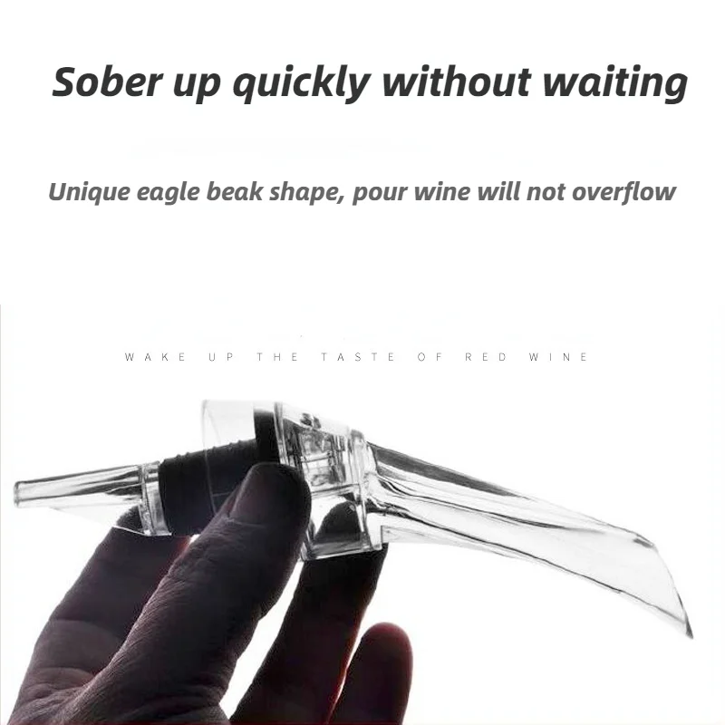 New Magic Wine Decanter Red Wine Aerating Pourer Spout Decanter Aerator Quick Aerating Pouring Tool Pump Portable Filter wine aerator pourer wine aerator decanter
