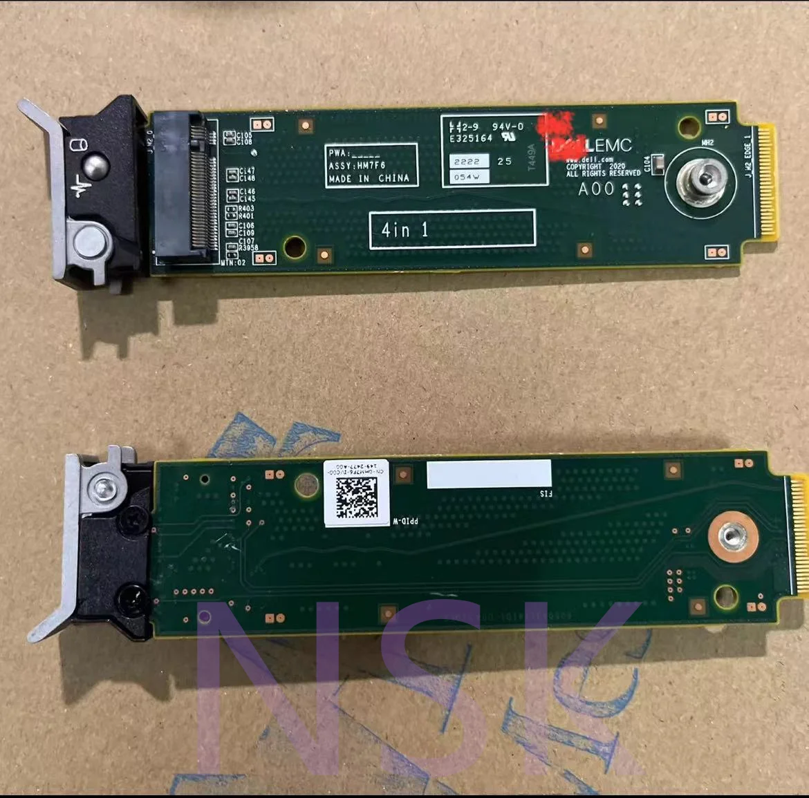 

Оригинал для Dell HM7F6 15th BOSS S2 HotSwap Carrier R750 R7525 M.2 SATA SSD Raid контроллер 0HM7F6 100 * % ТЕСТ ОК