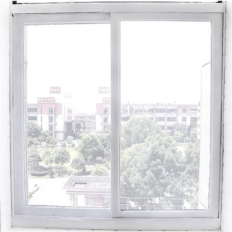 EW Household Self-Adhesive Anti-Mosquito Screen DIY Encryption Window Screen Free Velcro Invisible Window Screen
