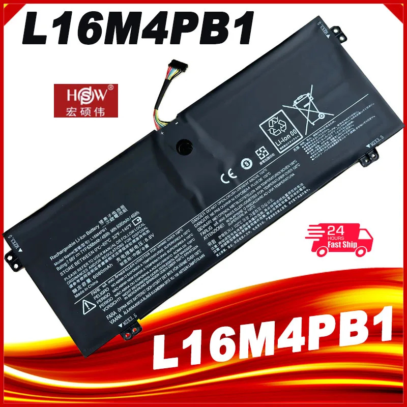 Lenovo-bateria do Portátil para Lenovo Yoga 72013ikb Ikbr 13 15ikb 730-13ikb L16c4pb1 L16m4pb1 5b10m52739 2icp4 43 1102 Novo