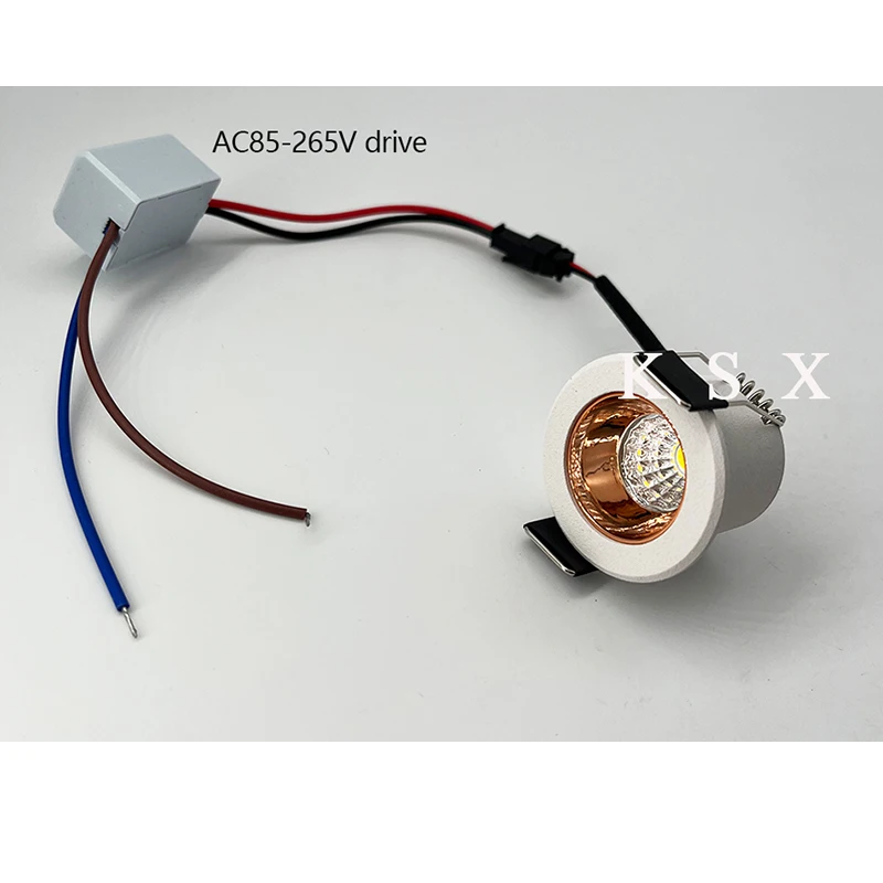 미니 LED 스팟 COB Downlights 3W 5W 최근 천장 AC110-220V 천장 캐비닛 쇼케이스 로프트 장식에 대 한 디 밍이 가능한 빛