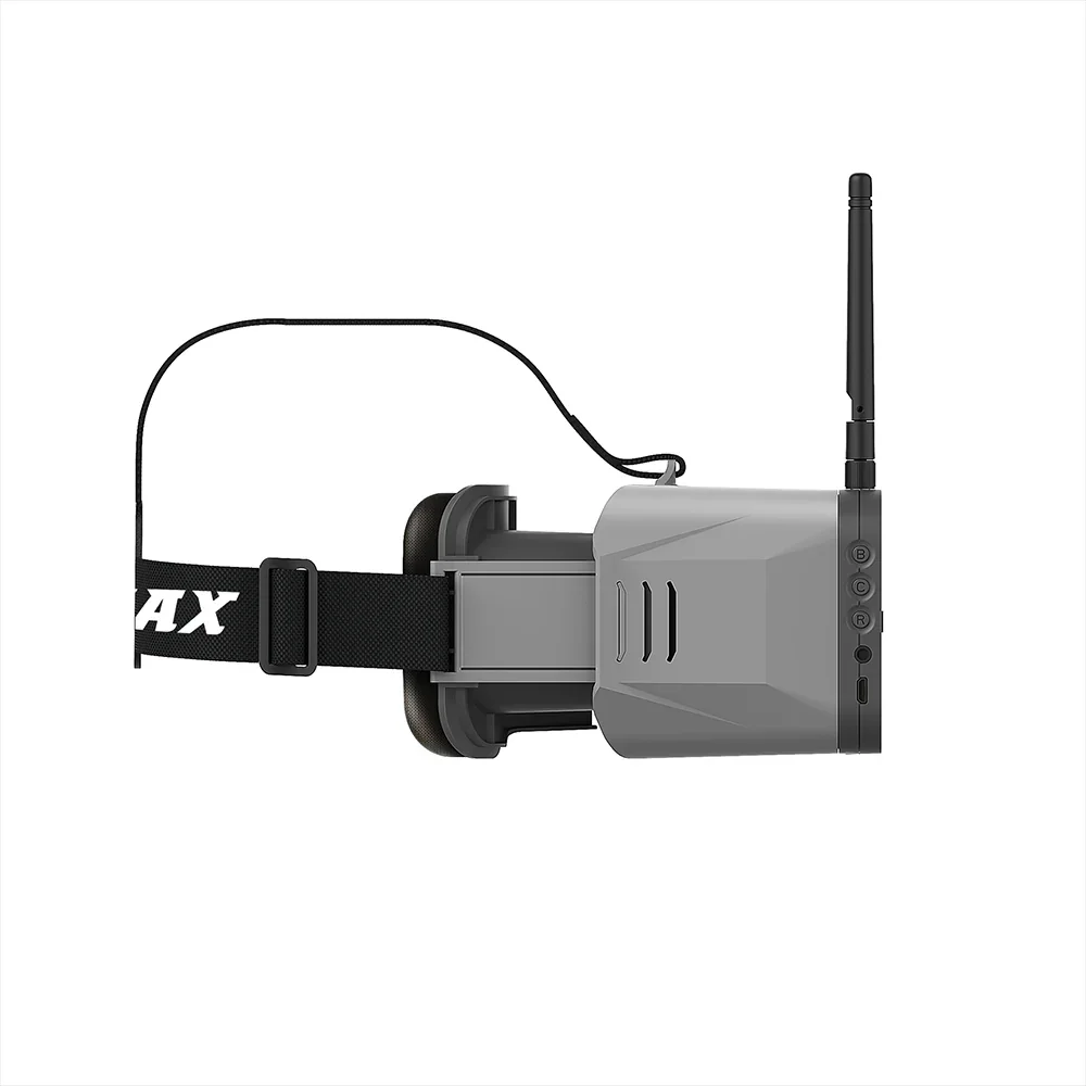 EMAX 5.8G 4.3 Inch 800*480 Transporter2 Goggle Analog FPV Goggles with DVR  and Dual Antennas for FPV Racing Drone thumbnail 2