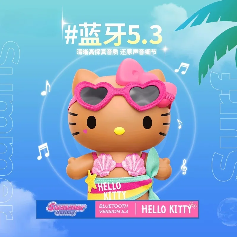 ホット販売新ハローキティ Bluetooth スピーカー夏サーフィン