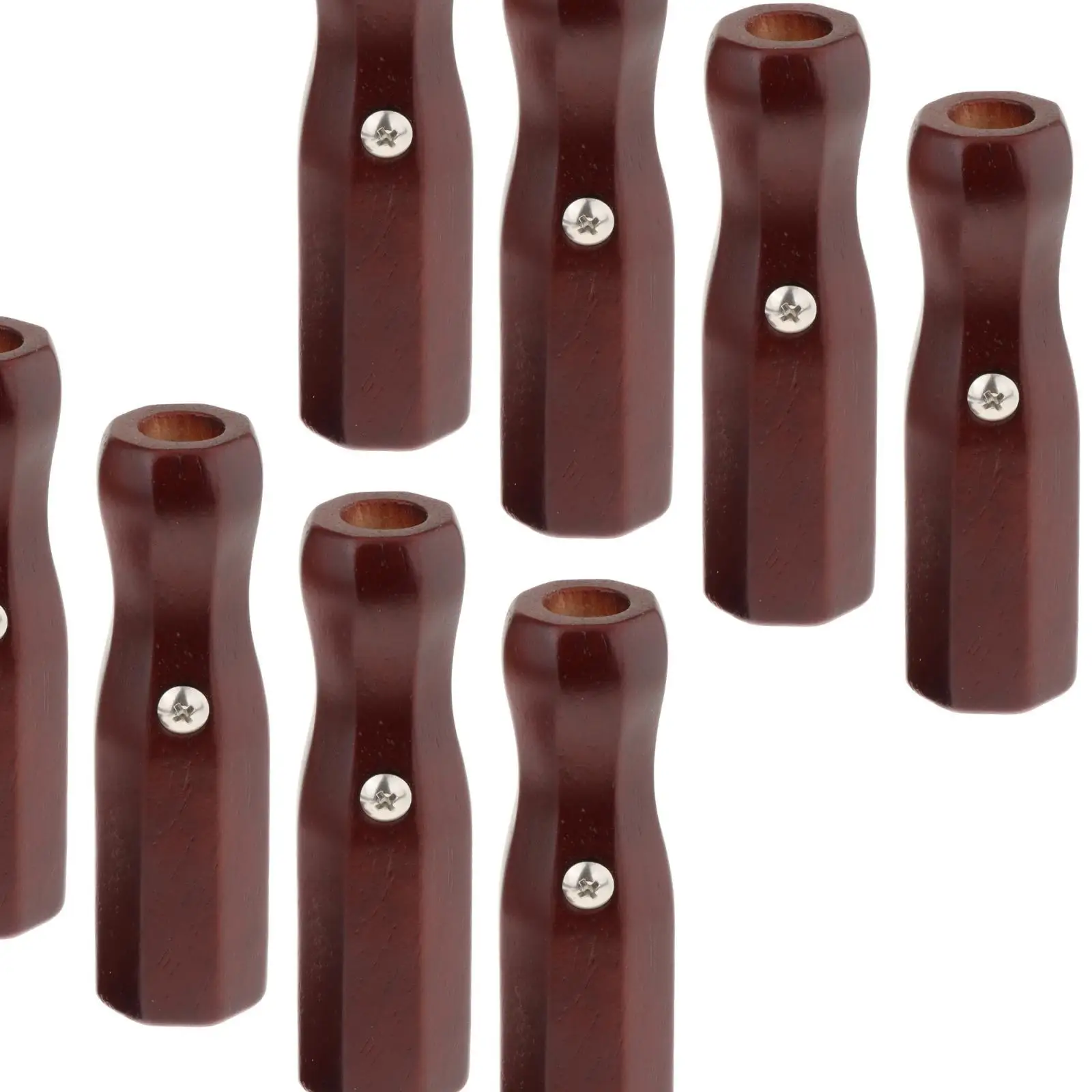8Pcs Soccer Table Handles Foosball Table Rod End Caps Foosball Handle Grips Wooden