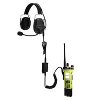 For FCS-TACTICAL AMP Tactical Headset V20 V60 PTT Connects Cable Adaptor Connector Standard KN6 to BAOFENG KENWOOD TYT 2