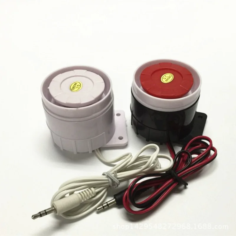Siren alarm piezoelectric buzzer high decibel wired 12v 24V 220V