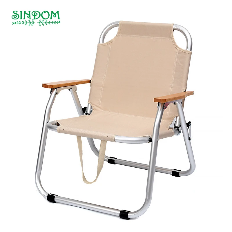 

Top Selling Luxury Outdoor Camping Aluminium Alloy Bench Folding Chair