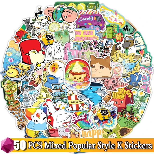 10, 40, 80 Pcs Cute Dogs Sticker Pack, Funny Kawaii Cartoon Pet