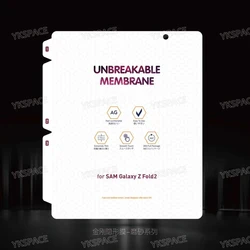 Premium Front & Back Soft Hydrogel Matte Screen Protector - Clear Frosted Finish - Samsung W24 (Matte - Inner Film)