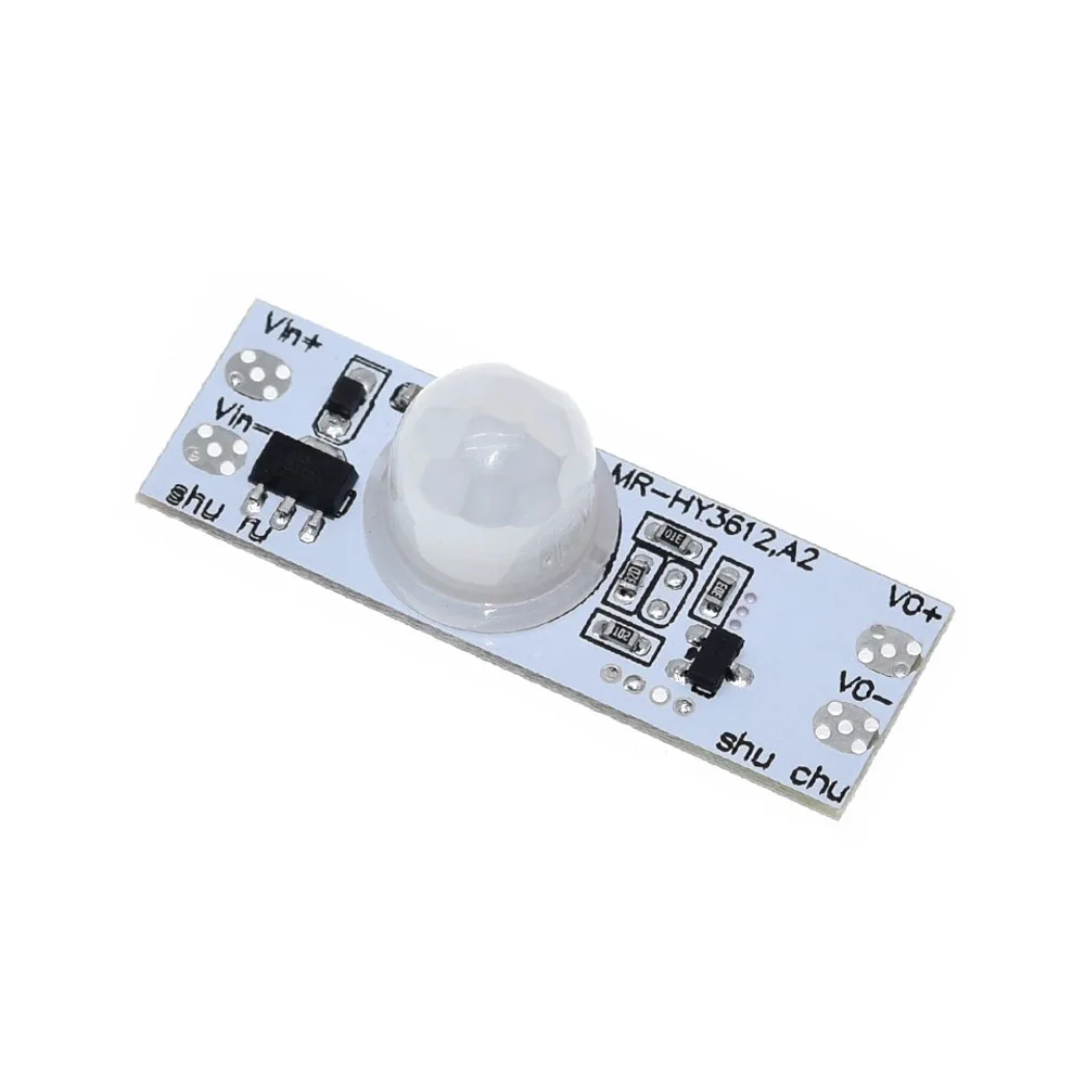 

DC 12-24V PIR Motion Sensor Switch Module 3A IR Infrared Induction Body Sensor Detector Controller Switch 300cm Sensing Distance