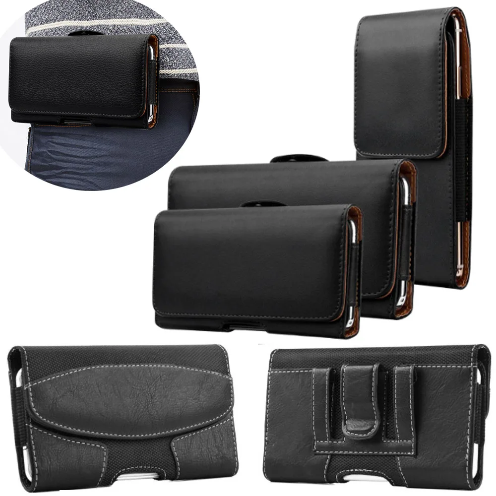 Fondina In Pelle Marsupio Per Iphone 8 7 Plus 6 6S 7 Plus X R Xr Xs Max Sony Xperia 1 Iv 10 Iv Custodia Per Clip Da Cintura Con Copertura Per Telefono