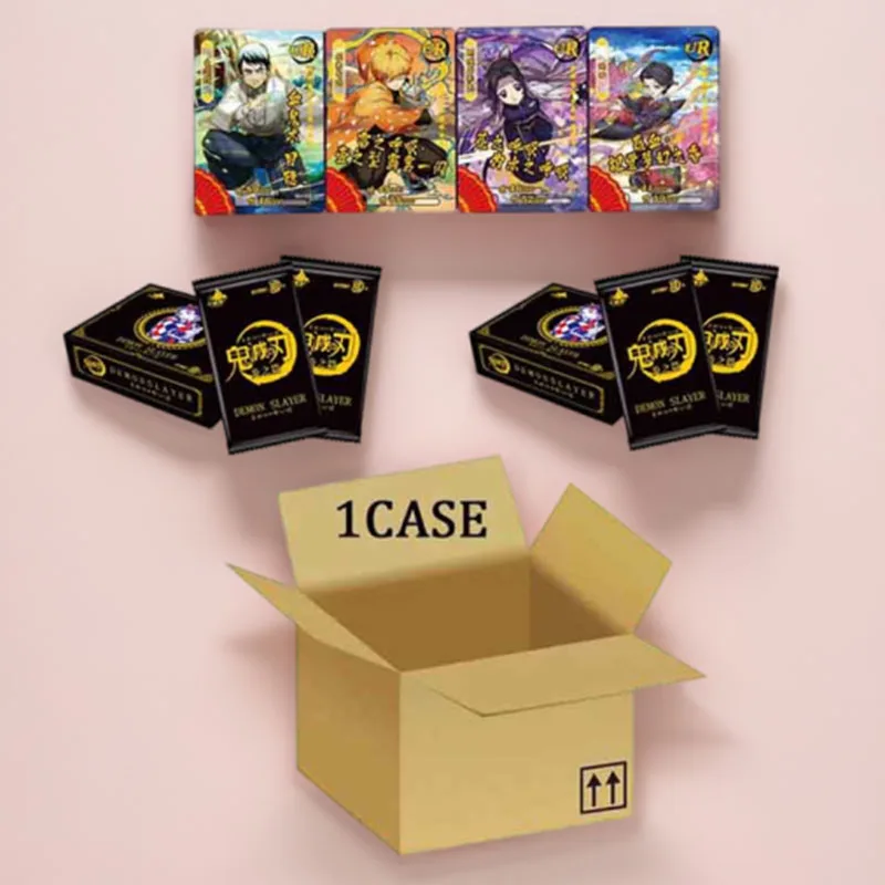 

12/24/48Box Wholesale Demon Slayer Collection Card Box PR CP PR UR Anime Table Playing Game Board Kids Adult Toys Christmas Gift