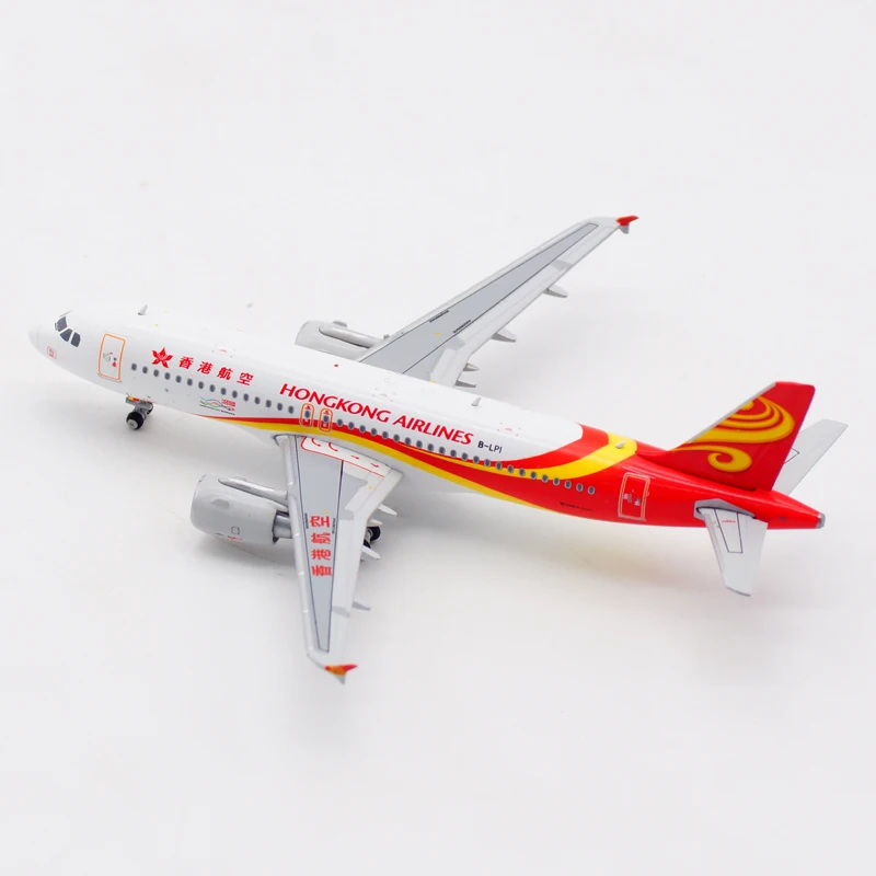 

Diecast 1:400 Scale Hong Kong Airlines A320 B-LPI Alloy Aircraft Model Collection Souvenir Display Ornaments