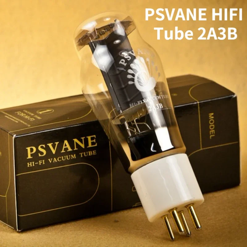 

PSVANE HIFI Tube 2A3B 2A3C White Porcelain Holder Gold Plated Feet for Vintage Audio Amplifier DIY Upgrade Factory Test Pairing