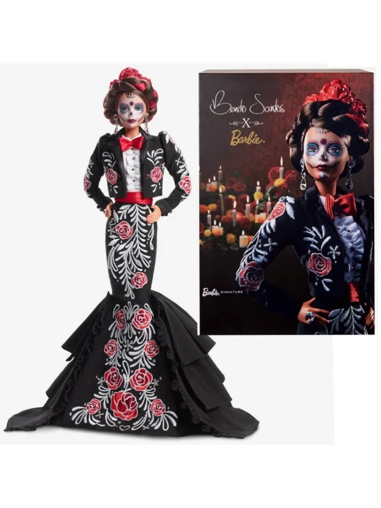 De Los Muertos Barbie Signature Black Dress Original Mattel Barbie
