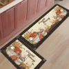 Fall Pumpkin Print Floormat Thanksgiving Autumn Harvest Balcony Kitchen Rug Living Room Bedroom Entrance Non-slip Rug Home Decor 3