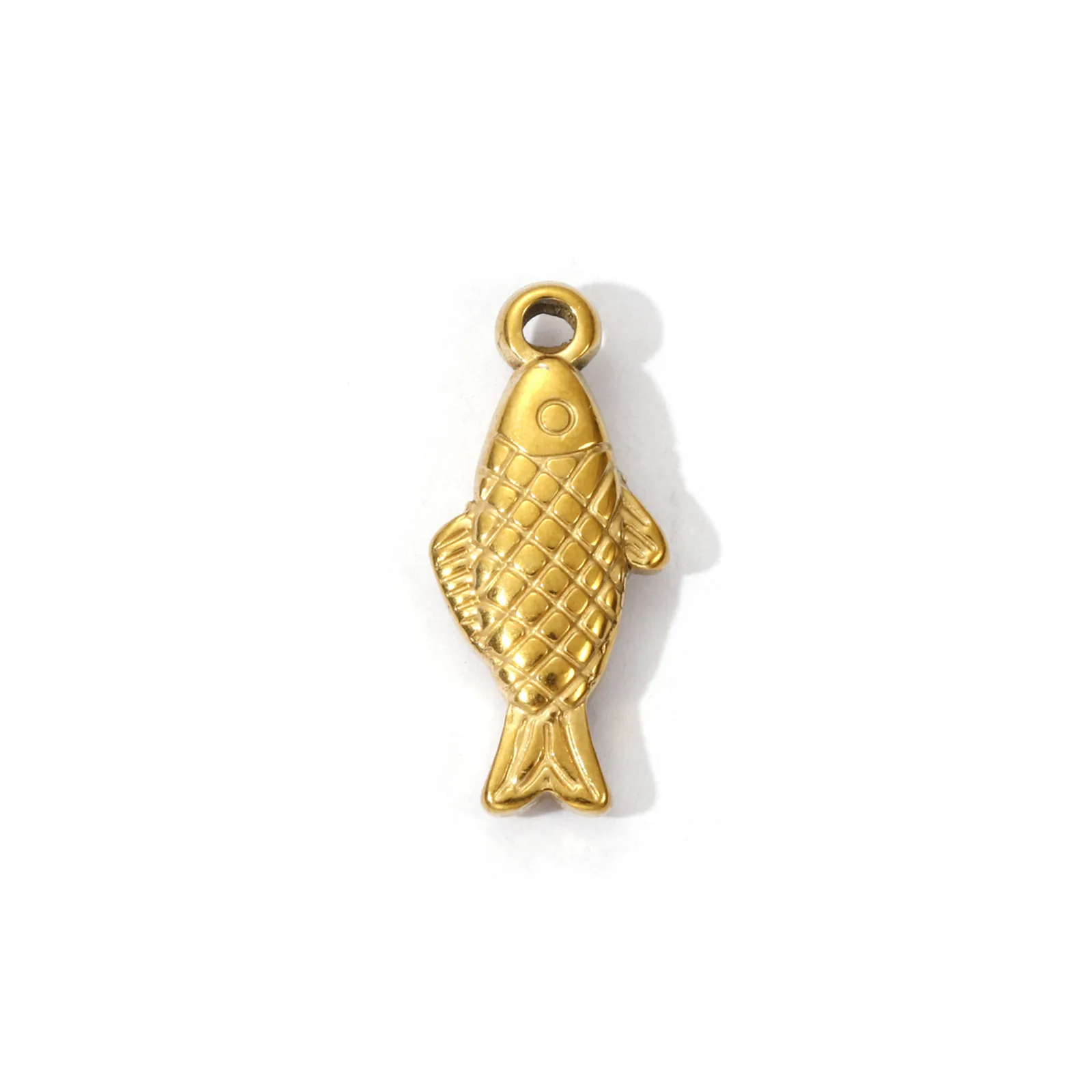 2 Stück 304 Edelstahl Ozean Schmuck Charms Fisch Tier Anhänger für DIY Halskette Schmuckherstellung – Detail 6
