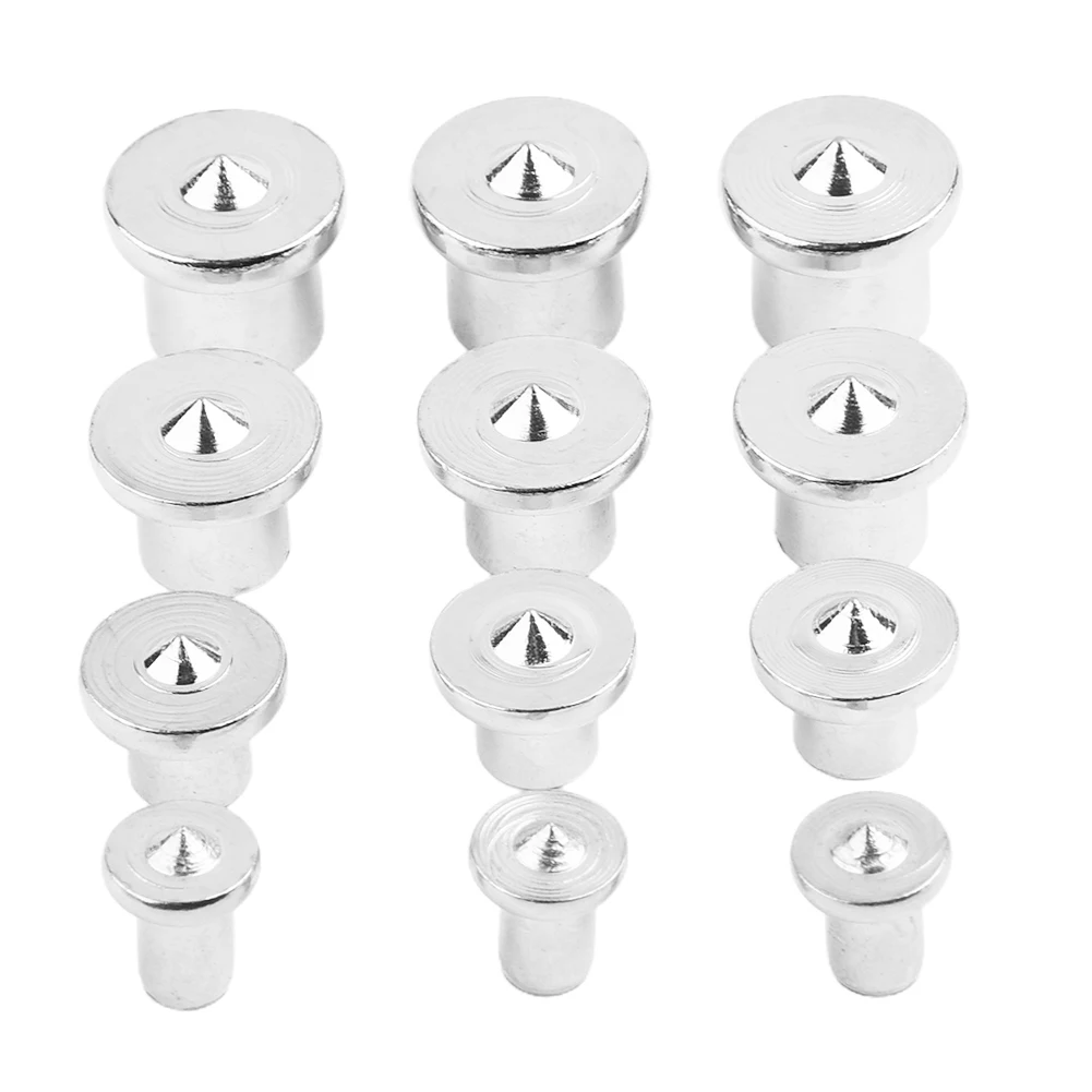 Cylindrical Locating Dowel Pin Wooden Dowel Pins 12PCS Dowel Centre Point Center Points Pin Woodworking Alignment Tool Round Wood Pin Locating Pins Fasteners Wood Timber Marker