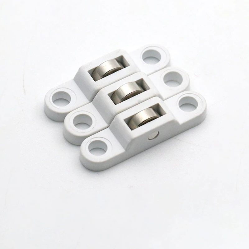 10PCS Sliding Door Roller Cabinet Caster Wheel Pulley for Wardrobe Furniture Door Window Accessories Width 7.5mm