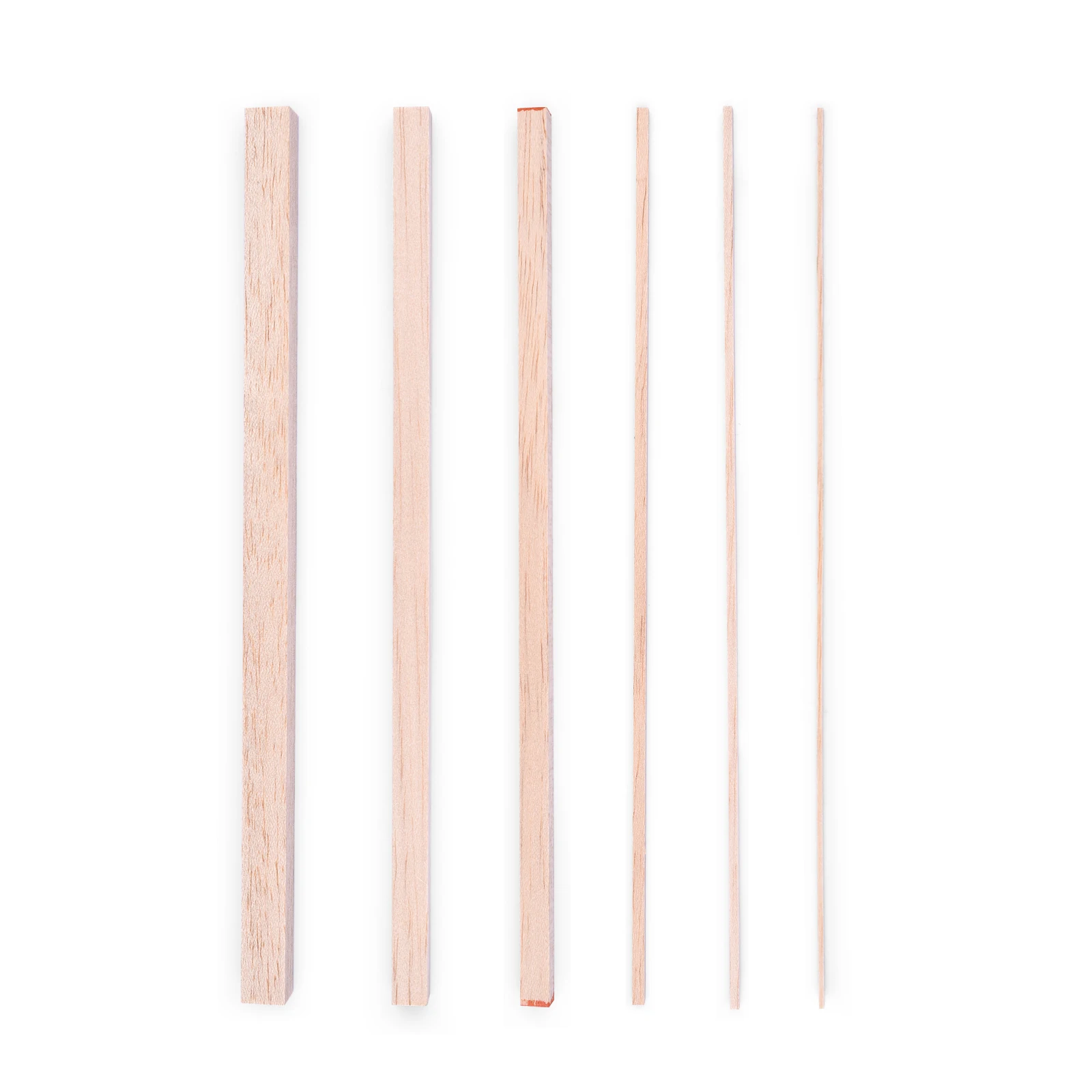 Wood DIY Crafts Light Wooden Round Stick Balsa Wood Handcrafted Logs Soft  Wood/Clear Texture/Easy To Cut Handicraft DIY Making - AliExpress