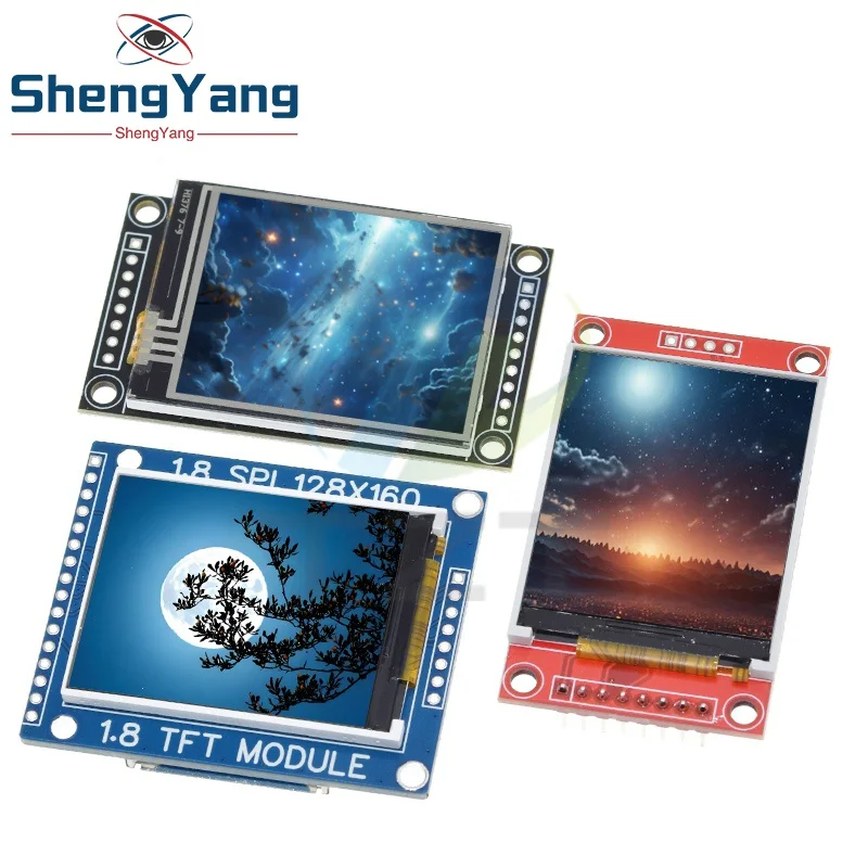 LCD Display Module 1.8 Inch 128*160 Resolution 16BIT RGB 4 IO ST7735 ST7735S Driver Arduino