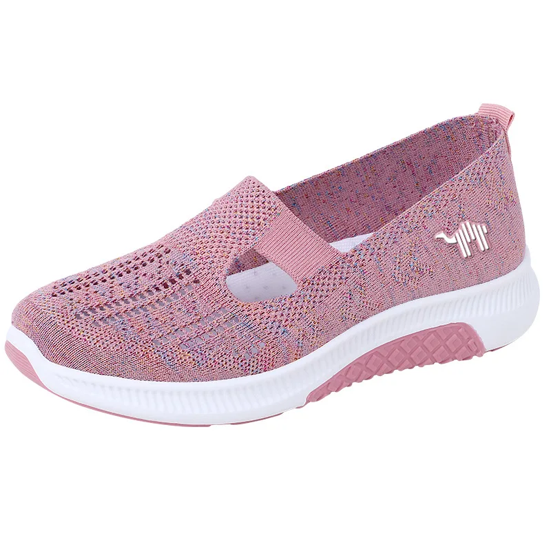 Cloth Shoes Women's Summer New Style Walking Shoes Soft Soled Soft Shoes Lightweight Comfortable Elderly Shoes Women's Shoes