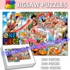One Piece Movie Print Puzzle Nico Robin Nami Monkey D. Luffy Anime 300/500/1000 Pieces Jigsaw Puzzle for Kids Toys Gifts 1