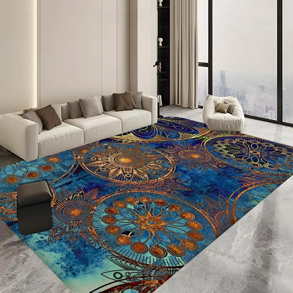 Mandala Flower Floor Mat Bath Mat Nordic Style Home Doormat Bathroom-Toilet Mats Bedroom Welcome Doormat