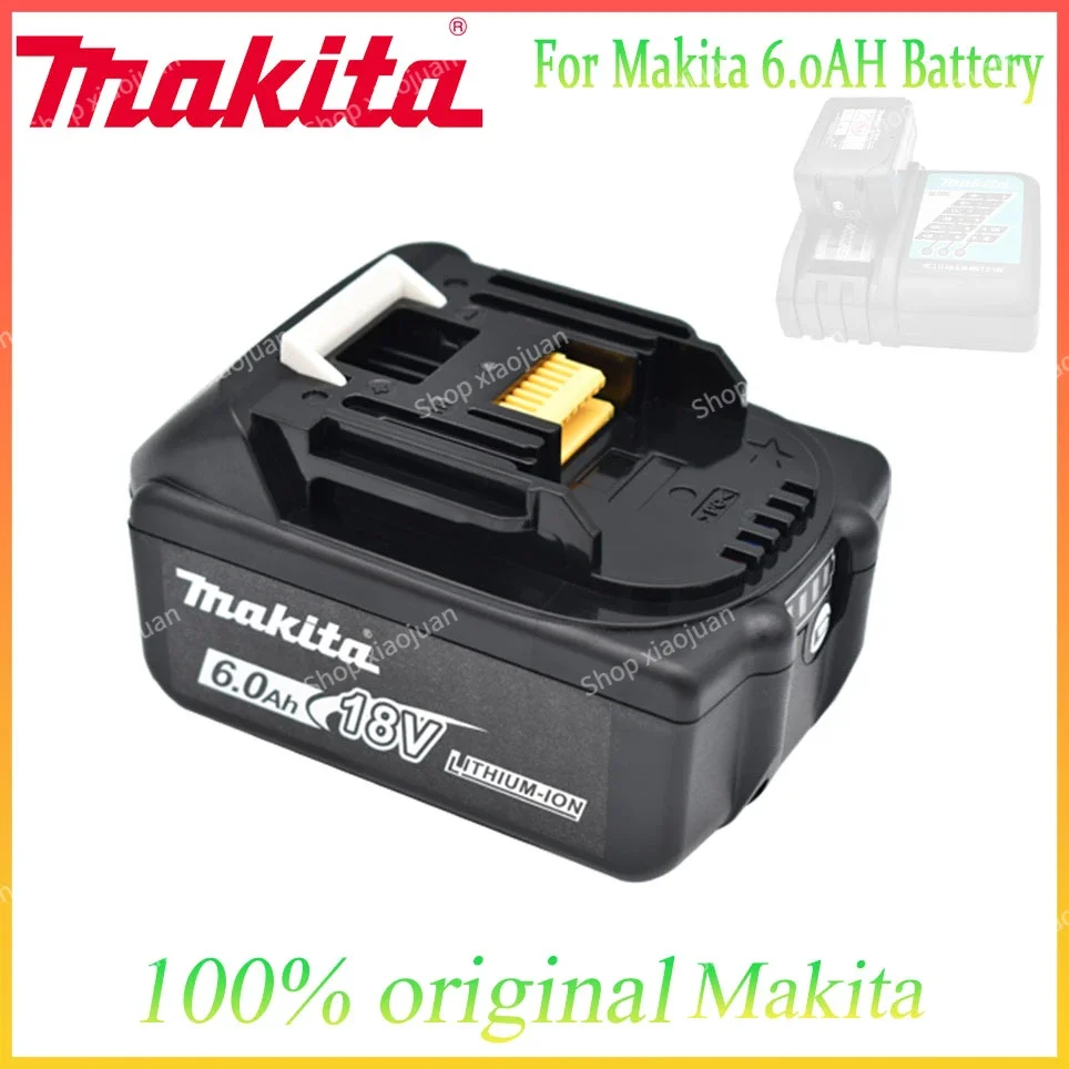 

18V 6.0Ah Makita Original With LED lithium ion replacement LXT BL1860B BL1860 BL1850 Makita rechargeable power tool battery 6AH