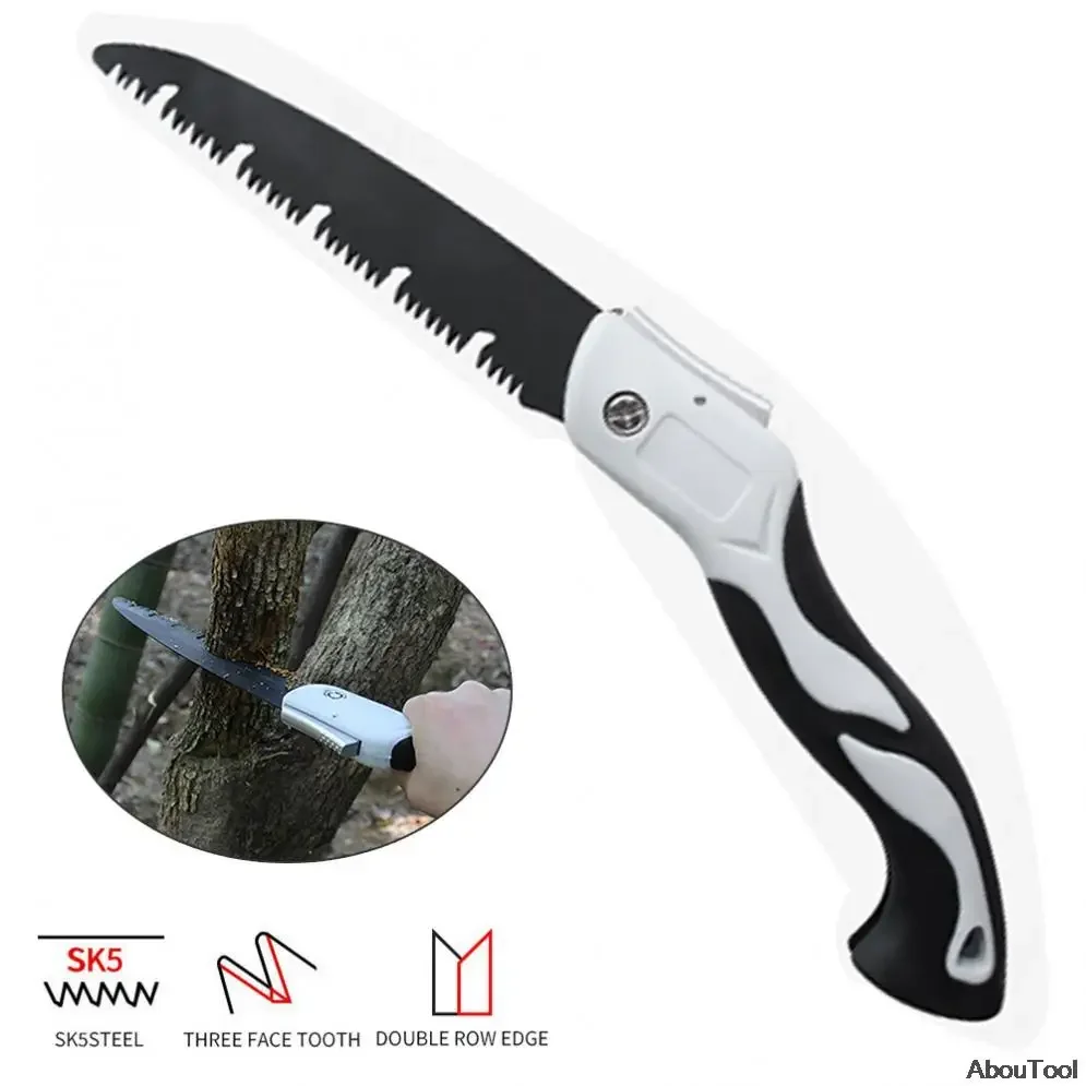 

Professional Camping Hand Saw Steel U-Shaped Turbine Collapsible Handle Woodworking Cutting Tools Foldable Sharp Hand Tools