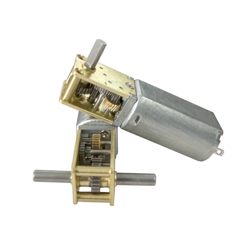 DC3V 6V 12V 1218-050 Mini 050 Gear Motor Single/ Dual/ Long Shaft 4RPM-381RPM Slow Speed High Torque Worm All Metal gearbox Motor
