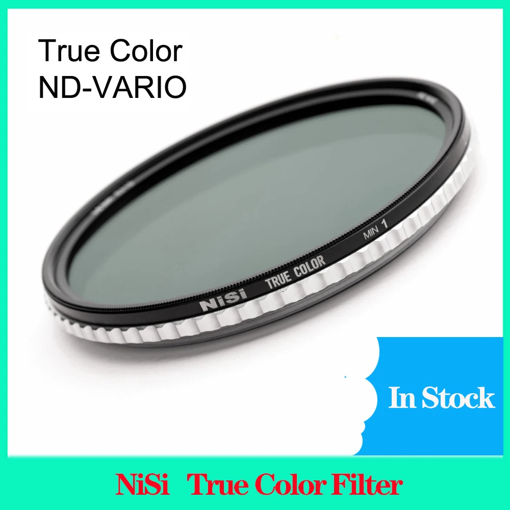 

NiSi True Color Filter ND-VARIO Pro Nano 1-5stops Variable ND 49 58 62 67 72 77 82 95 мм для фильтра объектива камеры