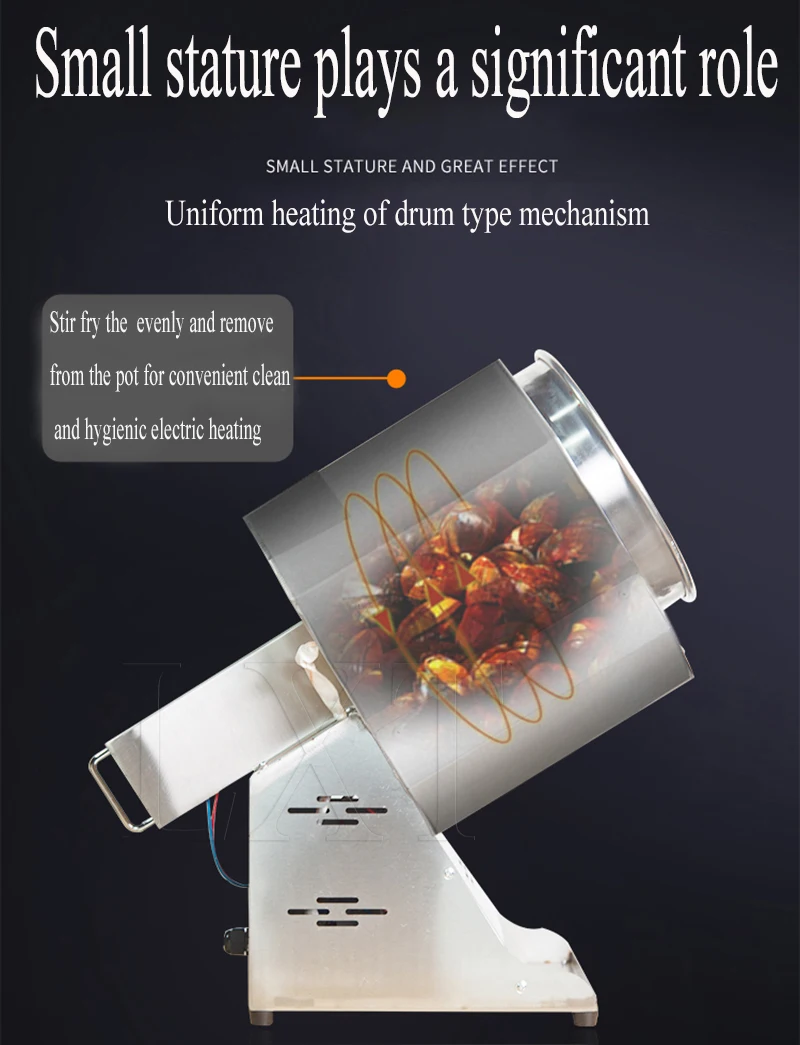 Description Picture 5 of itemElectric Cashew Nut Baking Machine Peanut Roasting Maker Coffee Material Roaster