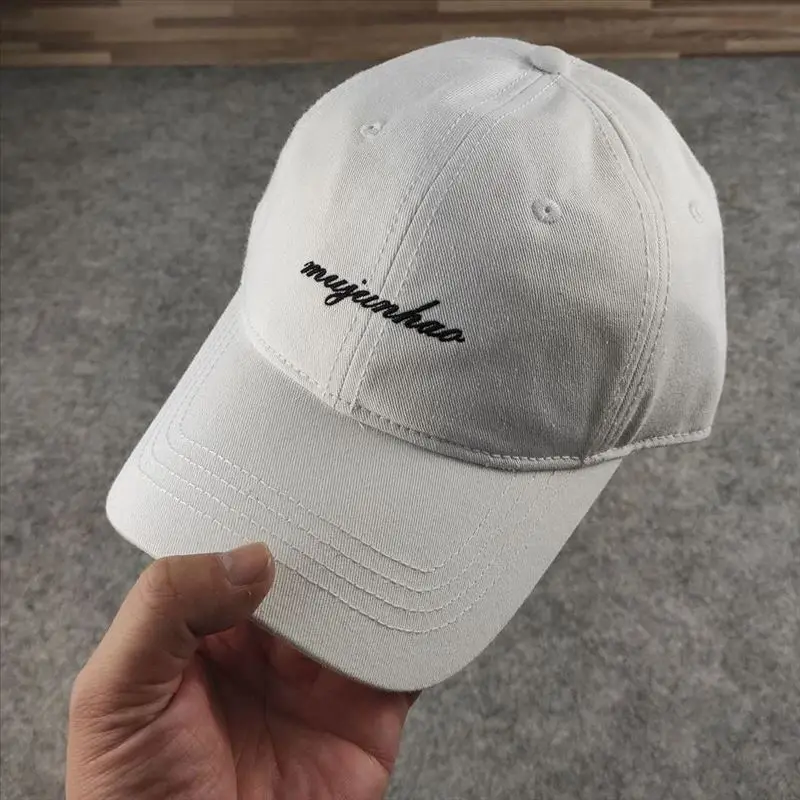

gorras para hombres Spring and Autumn New Vintage fashion Letter Embroidery Sun Protection Breathable Dome Baseball caps for men