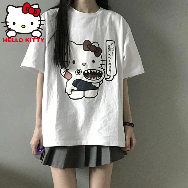 Kawaii Women's Hello Kitty Hip Hop T-shirt