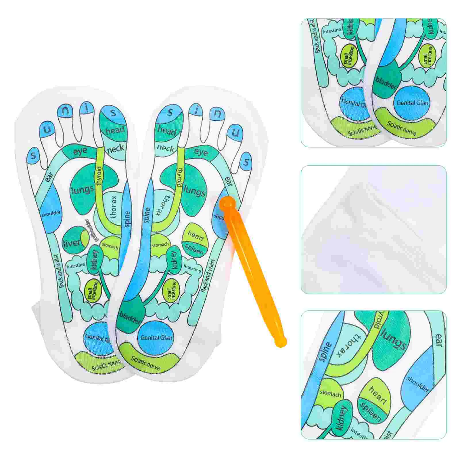 

Decor Foot Massage Socks Acupressure Charts Elastic Auxiliary Breathable Reflexology Lovers