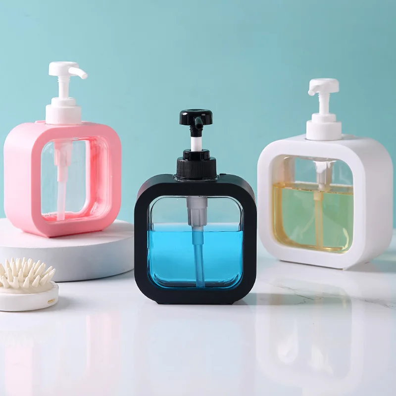 Soap Dispenser 300/500ml for Bathroom Kitchen Packaging Refillable Lotion Shampoo Shower Portable Travel Bottling